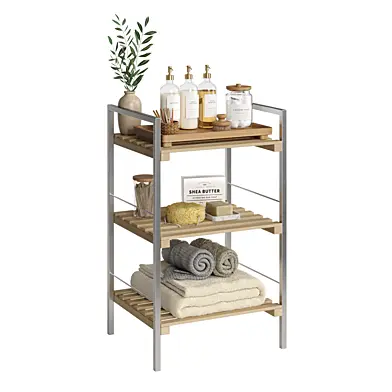 Shelf with decor for the bathroom BONJA