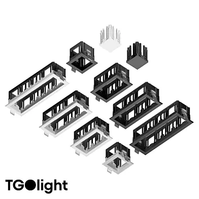Frames with visible frame for LED modules TGO Light Blocker