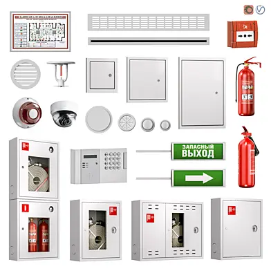Set of security and fire alarm 8