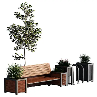 Modern Urban Furniture Set