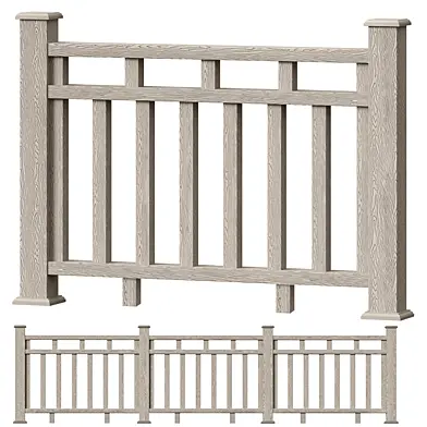 OM EasyDecking "Wood-X" Fencing System | Beige