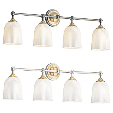 Possini Euro Zaragoza Gold and Matte Black Wall Sconce