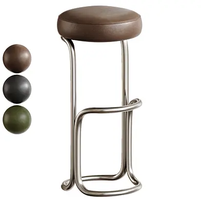 Vintage chrome bar stools, 1970s