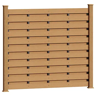 OM Fencing (universal) board EasyDecking "Wood-IX" Sanded | Oak