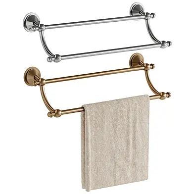 Metal Towel Rack with Towels 17