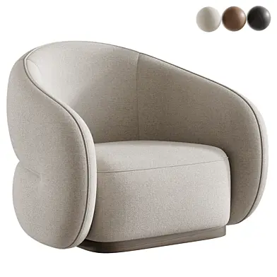 Devon Swivel Chair Golden Slate