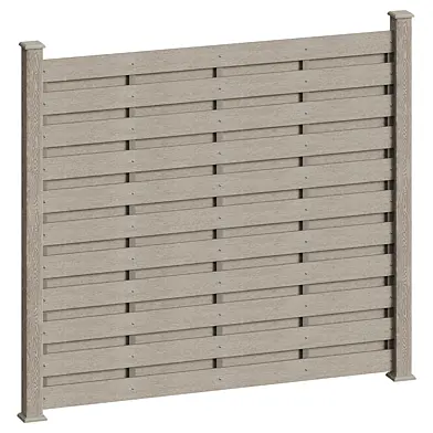 OM Fencing (universal) board EasyDecking "Wood-IX" Sanded | Beige
