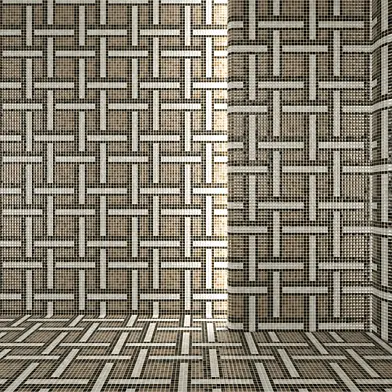 4K Link Brown Mosaic texture