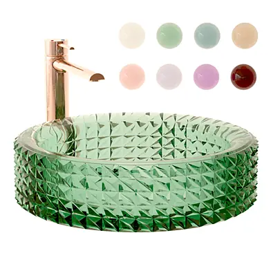 sink transparent wash basin 01