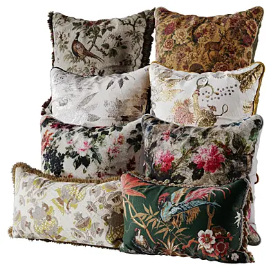 Decorative cushions. Set of 10.