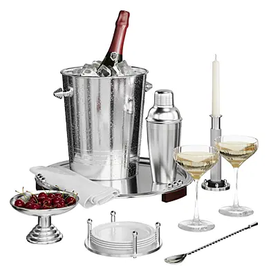 Silver bar set