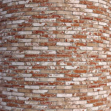Aged Orange Red Brick