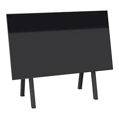 Pedestal A-frame TV stand