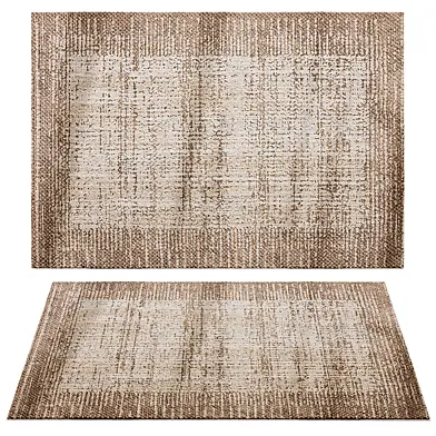 Linen Frame Carpet Rug