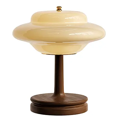 CORDLESS GLASS TABLE LAMP