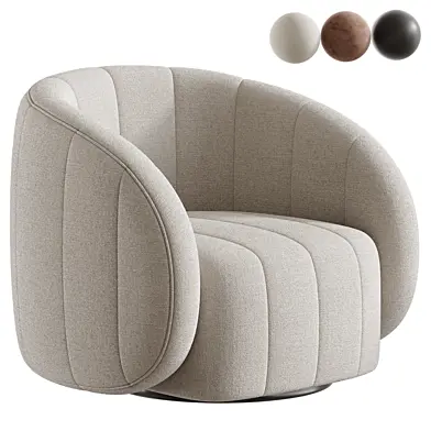 Swivel accent chair