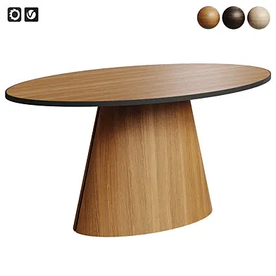 Ollin kitchen table 160x90 Natural wood