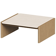 K♢1180 Boconcept Mirror Block Table Block Mirror Side Table by BoConcept