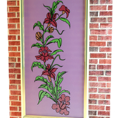 stained glass flowers