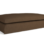 Leuven large coffee ottoman 7801-1101l Brown