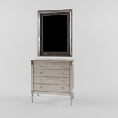 Dresser with mirror