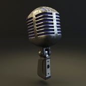 Retro microphone