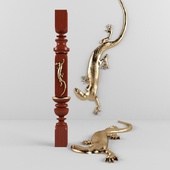 The lizard on the Lidded