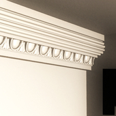 cornice with decor