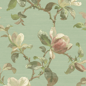 Wallquest wallpaper collection Ravenscliffe Magnolia Sidewall