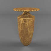 art deco regency modern side table