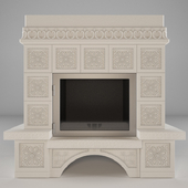 Fireplace lined petrographer