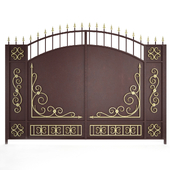 Wrought-iron gates
