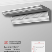 Cornices patterned plaster moldings K0259.115Nx185mm
