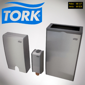 Tork - Aluminium: sheet dispenser towel dispenser for liquid soap, trash