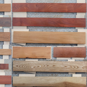Boards of various tree species