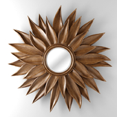The mirror in the frame Nouveau Peony (Peon)