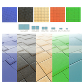 Leather tiles