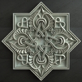 Arabic Cravting Ornament 005