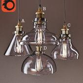 American vintage pendant lights