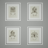 Eichholtz prints Architecture set of 4