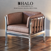 HURLINGHAM 1 SEATER SHINY STEEL, Halo est. 1976