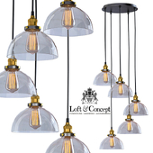 Suspension Loft Clear Glass SemiSphere Cloche 5