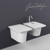 Jacob Delafon Stillnes wall-hung WC and bidet E1303 E1304