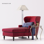 BERNHARDT Nadine Chaise &amp; RH