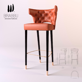 BRABBU design KANSAS BAR CHAIR