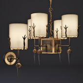 Chandelier and sconces Diego.