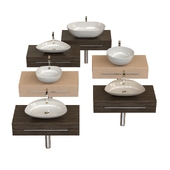 Washbasins Artceram 6 species