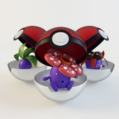 Oddish + Gloom + Vileplume