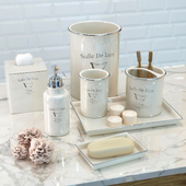 Set of luxury bathroom accessories Salle De Bain from Kassatex