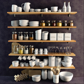 Set of dishes